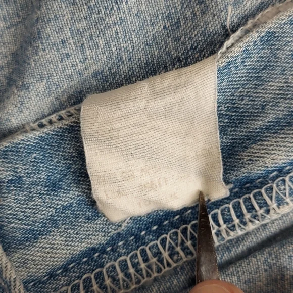 Lee riveted dungarees Jean skirt - Picture 4 of 5